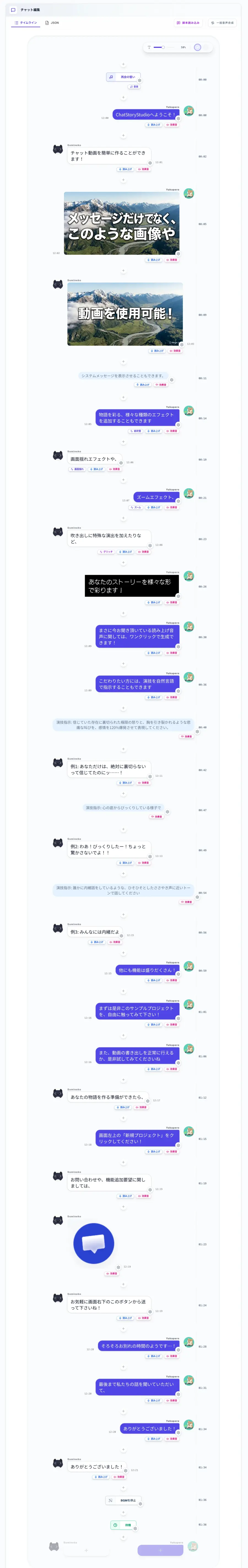 Timeline Story Editor